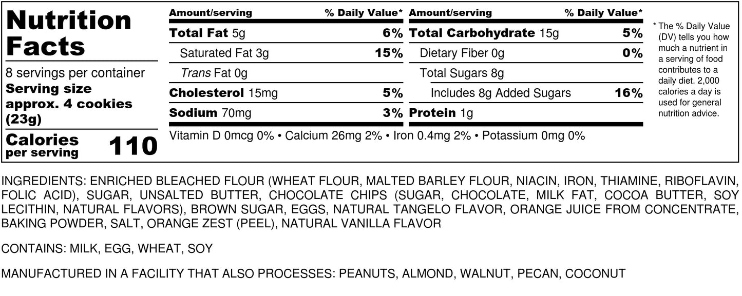 Orange Cookies - 3 Pack