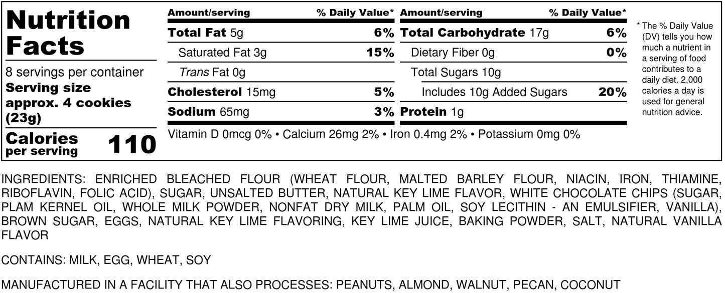 Key Lime Cookies - 3 Pack