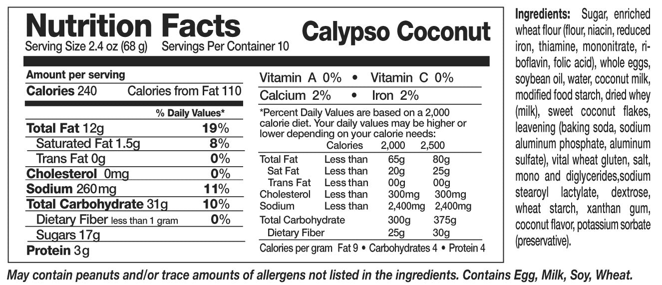 Coconut Cake - 24oz
