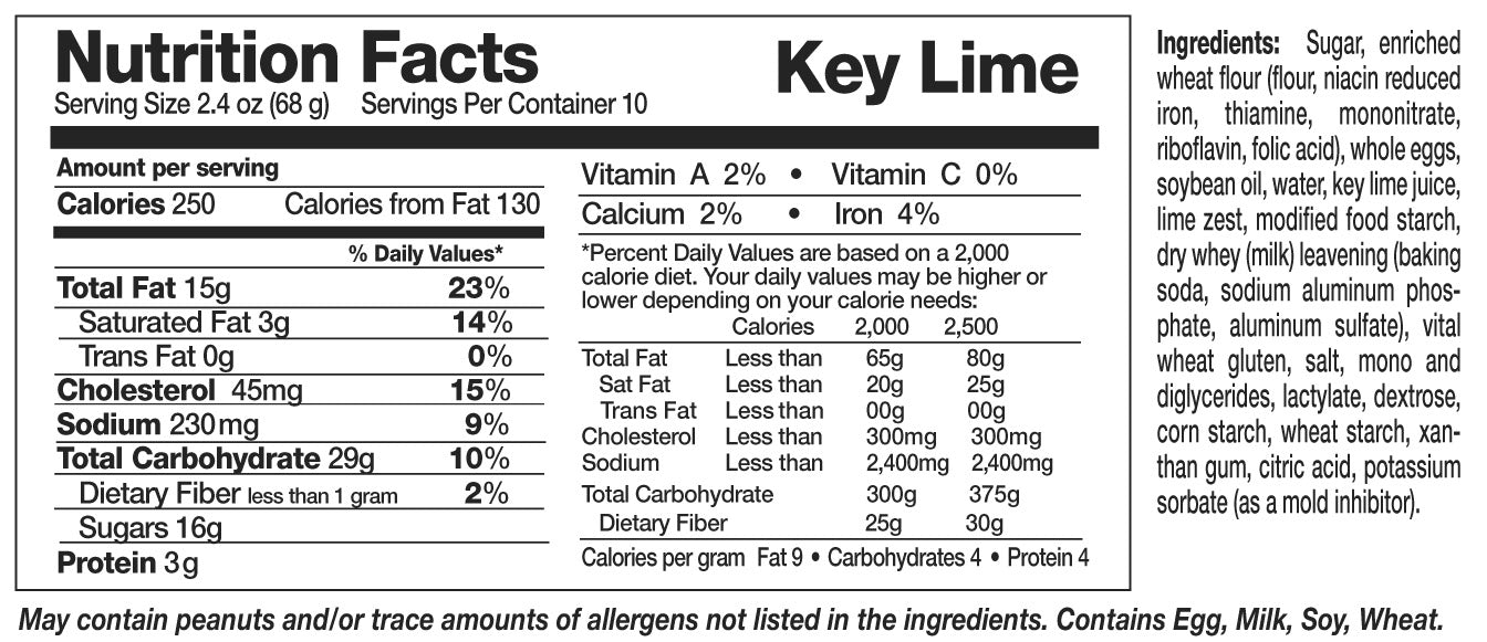 Key Lime Cake - 24oz